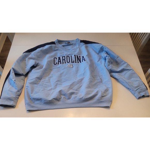 Knights Apparel University North Carolina‎ Mens Tarheels Pullover Sz L Pockets - Picture 1 of 7